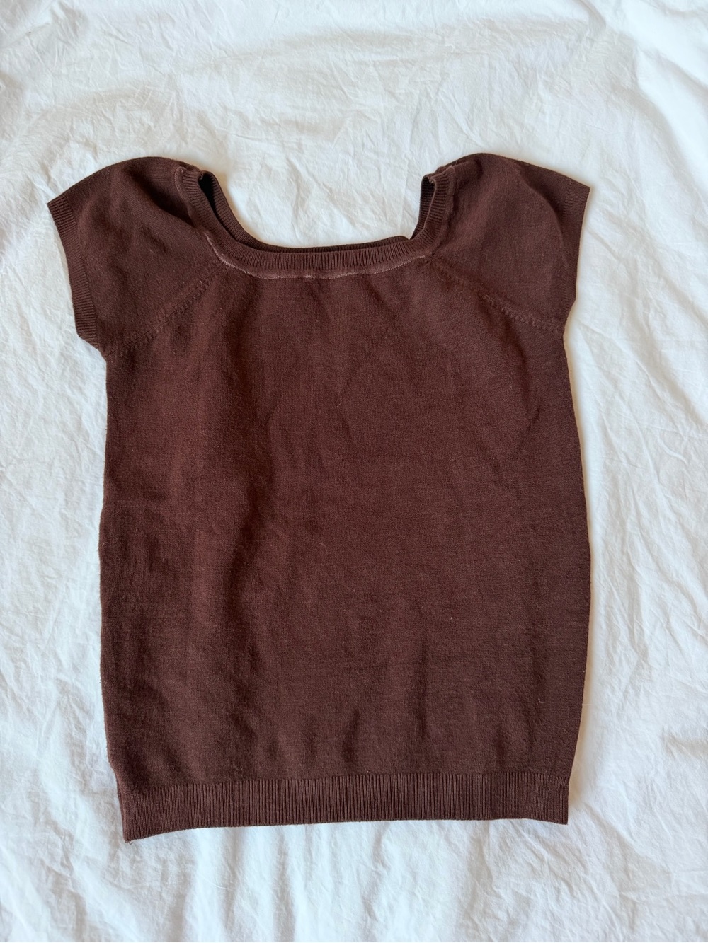 knit cap sleeve top